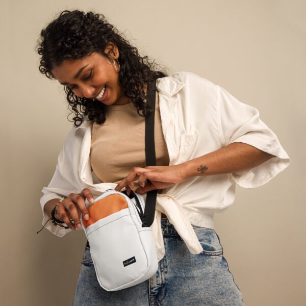 Utility Crossbody Bag (White) - Image 6