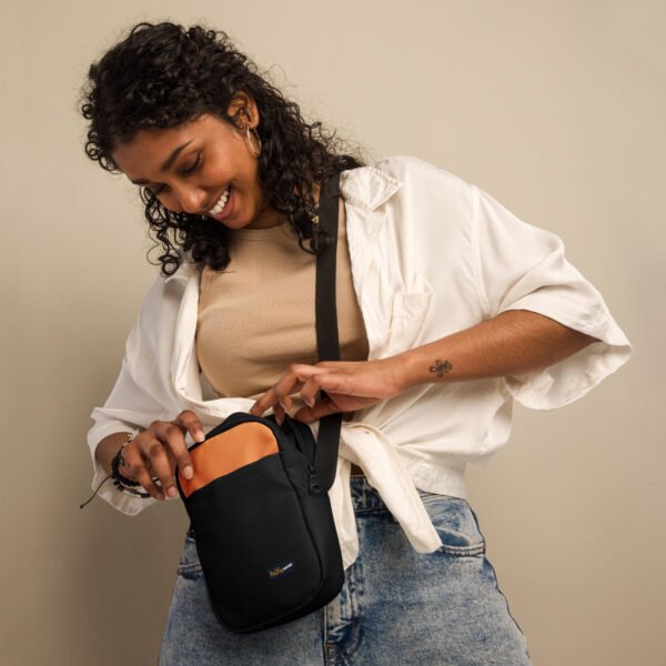 Utility Crossbody Bag (Black) - Image 11