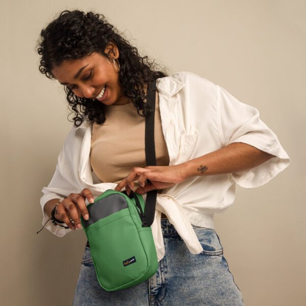 Utility Crossbody Bag (Green) - Image 10
