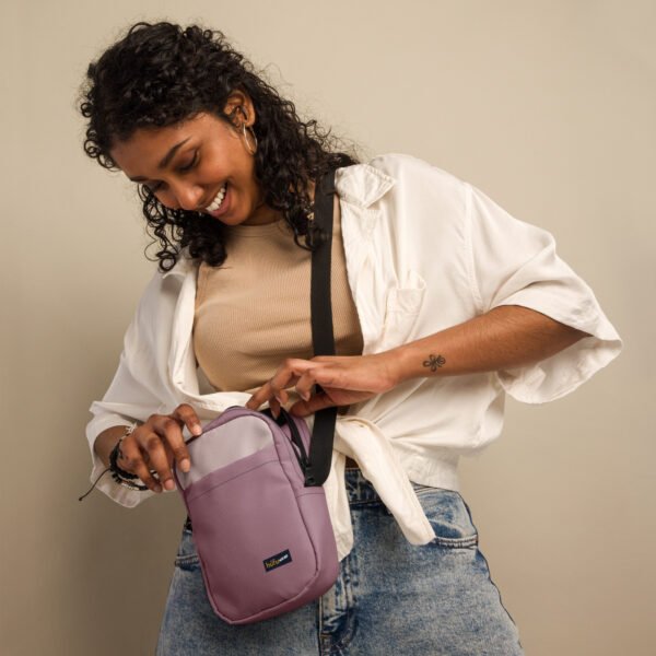 Utility Crossbody Bag (Purple) - Image 8