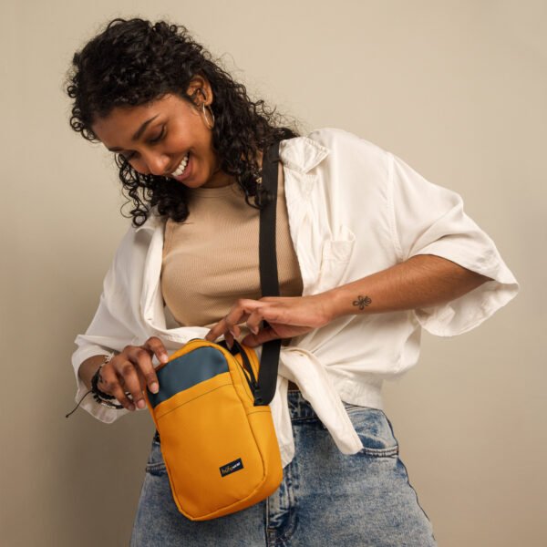 Utility Crossbody Bag (Yellow) - Image 14