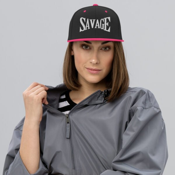 Savage - Snapback Hat - Image 4