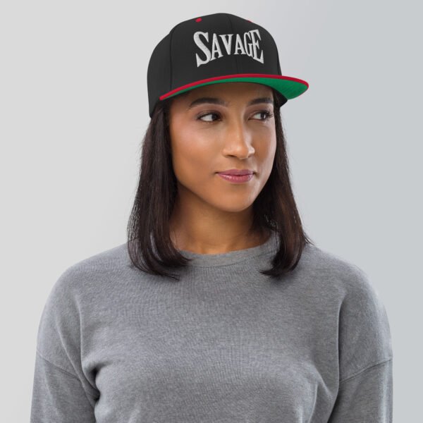 Savage - Snapback Hat - Image 3