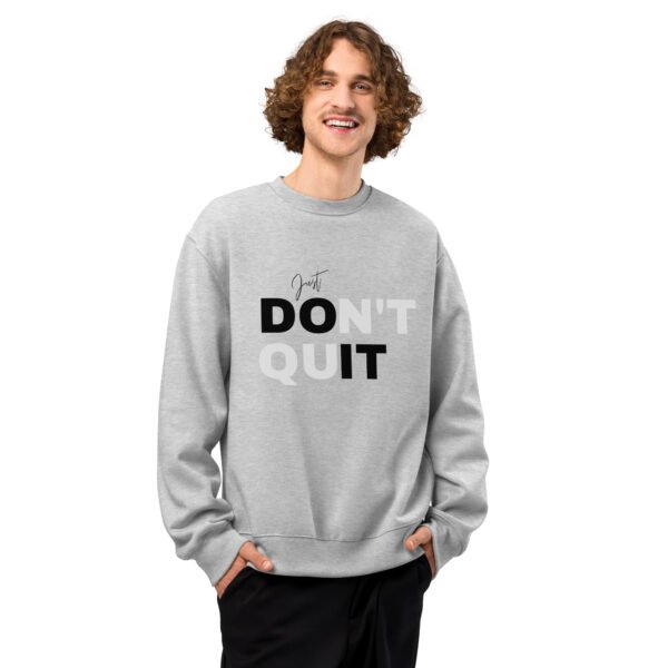 Just Do It Oversized heavyweight sweatshirt