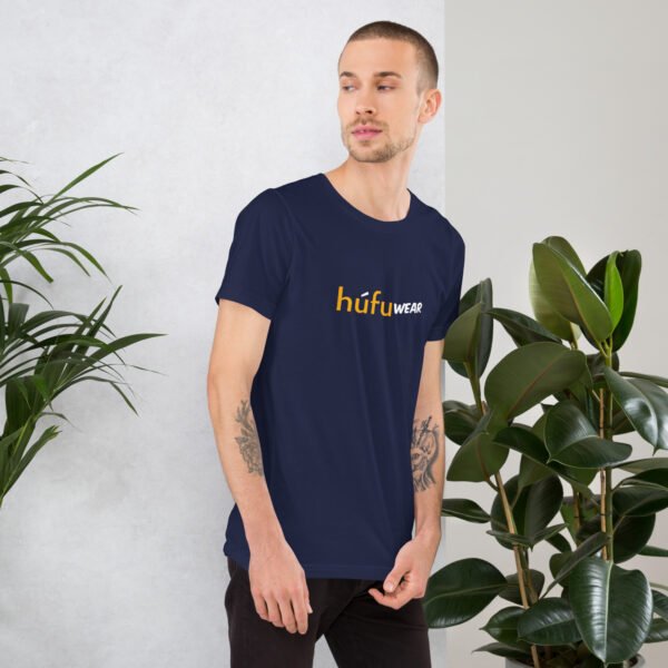 Hufu Wear Unisex t-shirt (Navy Blue) - Image 9