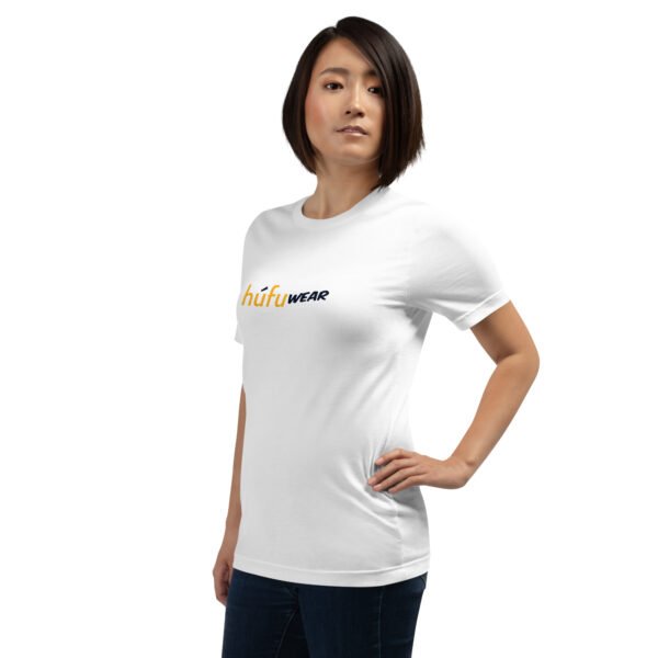 Hufu Wear Unisex t-shirt (White) - Image 5