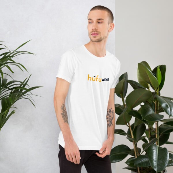 Hufu Wear Unisex t-shirt (White) - Image 10