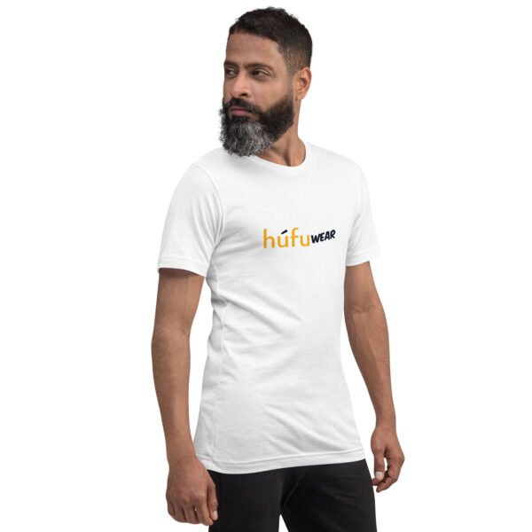 Hufu Wear Unisex t-shirt (White) - Image 6