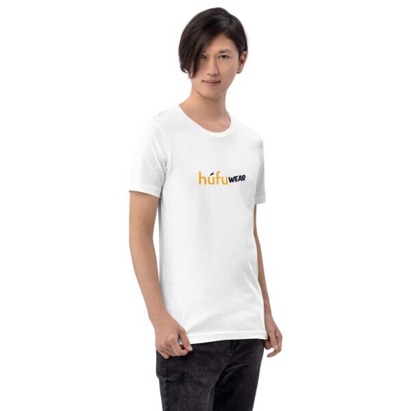Hufu Wear Unisex t-shirt (White) - Image 7